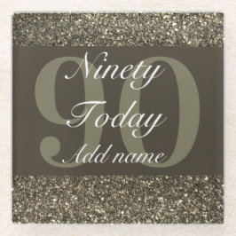 Posavasos De Vidrio Monasterio especial glamuroso y personalizado 90