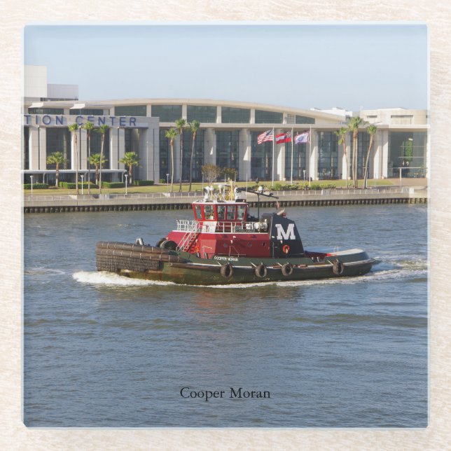 Posavasos De Vidrio Monastre de vidrio Cooper Moran (Anverso)