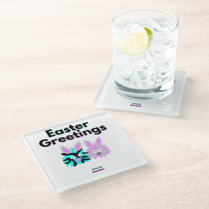 Posavasos De Vidrio Monastre de vidrio de Bunny Fuzzies