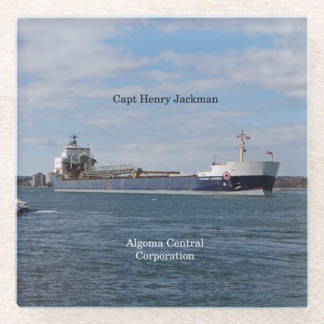 Posavasos De Vidrio Monastre de vidrio Henry Jackman (Anverso)