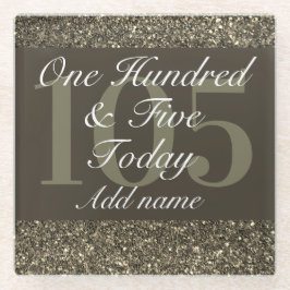 Posavasos De Vidrio Monastre especial glamurosa personalizada 105ª