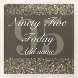 Posavasos De Vidrio Monastre especial glamurosa personalizada 95