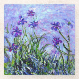 Posavasos De Vidrio Monet Lilac Irises
