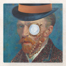 Monocle Van Gogh En La Máquina De Vidrio De Sombre