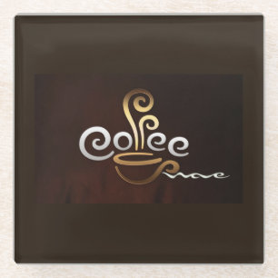 Posavasos De Vidrio Monstruo/Café de vidrio