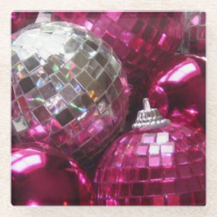 Posavasos De Vidrio Monstruo de cristal de Baudibles rosa