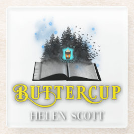 Posavasos De Vidrio Monstruo de mariposas