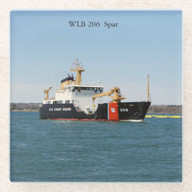 Posavasos De Vidrio Monstruo de vidrio de espina (Anverso)