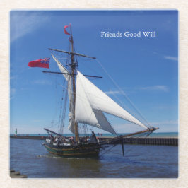 Posavasos De Vidrio Monstruo de vidrio de Friends Good Will