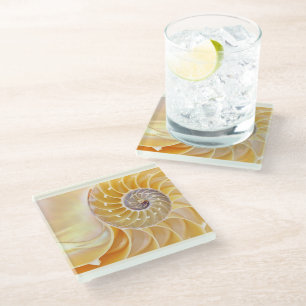 Posavasos De Vidrio Monstruo de vidrio de Nautilus