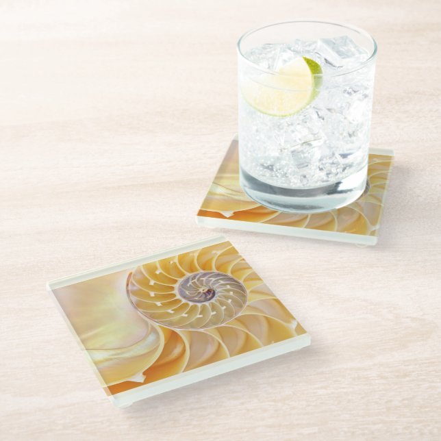Posavasos De Vidrio Monstruo de vidrio de Nautilus (Angular)