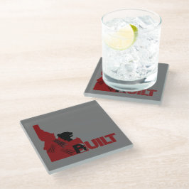 Posavasos De Vidrio Monstruo de vidrio de oso cargador