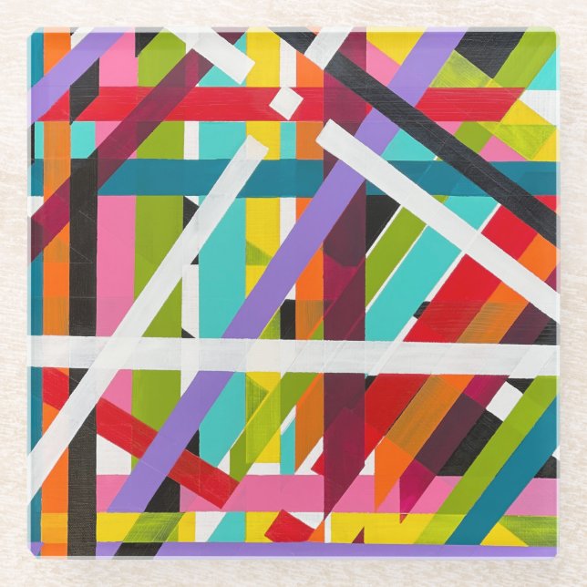 Posavasos De Vidrio Monstruo de vidrio desechado (Anverso)