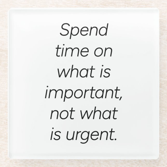 Posavasos De Vidrio Monstruo de vidrio importante (Anverso)