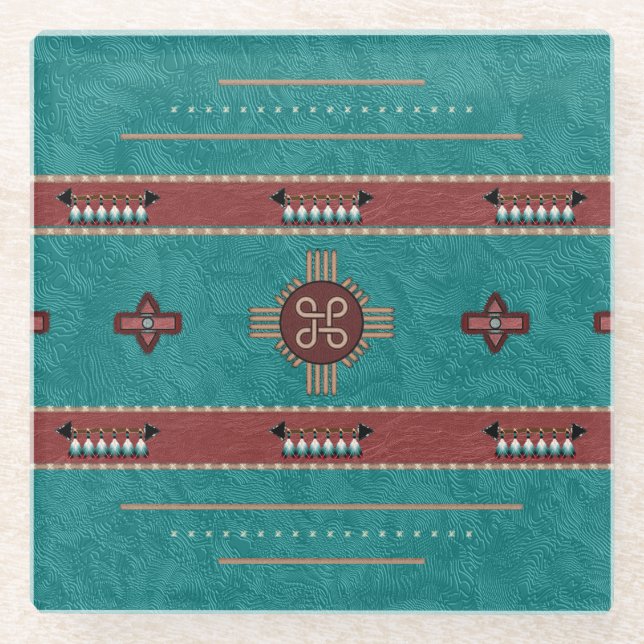 Posavasos De Vidrio Monstruo de vidrio infinito (Anverso)