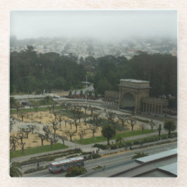 Posavasos De Vidrio Monstruo de vidrio para el Concurso de Música Gold