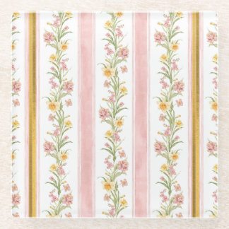 Posavasos De Vidrio Monstruo de vidrio rosado