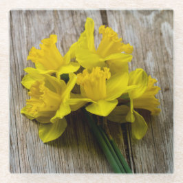 Posavasos De Vidrio Monstruo floral de primavera