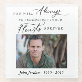 Posavasos De Vidrio Monstruo fotográfico conmemorativo de recuerdo