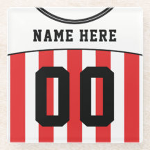 Monstruo Jersey de nombre y número, fútbol de fútb