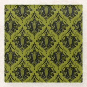 Posavasos De Vidrio Montaña de vidrio en la Corona de la Turquía Oliva