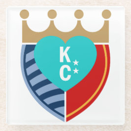 Posavasos De Vidrio Montaña deportiva de Kansas City