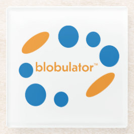 Posavasos De Vidrio montaña rusa blobuladora