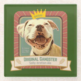 Posavasos De Vidrio Montaña rusa de la marca Queen Sally