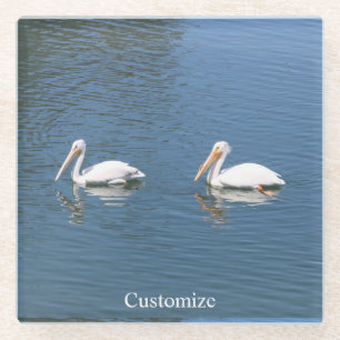 Posavasos De Vidrio Montaña rusa pelicular blanca Thunder_Cove