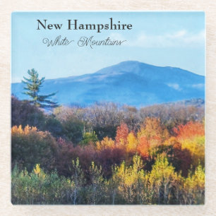 Posavasos De Vidrio Montañas Blancas de Nuevo Hampshire
