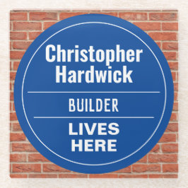 Posavasos De Vidrio Montañas de vidrio de estilo plancha de estilo Fun