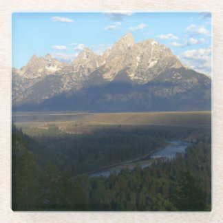 Posavasos De Vidrio Montañas Jackson Hole (Parque Nacional del Gran Te
