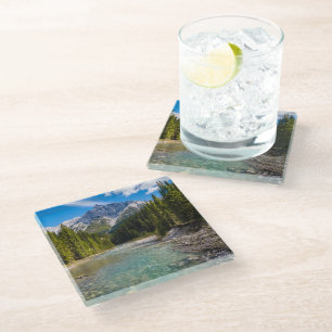 Posavasos De Vidrio Montañas Parque nacional Banff, Rockies Canadien