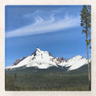 Posavasos De Vidrio Monte Thielsen, Oregón