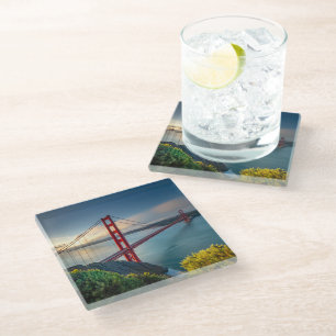 Posavasos De Vidrio Monumentos Golden Gate San Francisco
