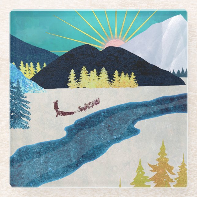 Posavasos De Vidrio Morning Musher (Anverso)