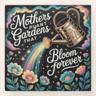 Posavasos De Vidrio Mothers Plant Gardens That Bloom Forever