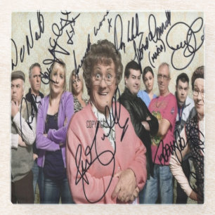 Posavasos De Vidrio mrs browns boys (chicos de mrs) firmaron