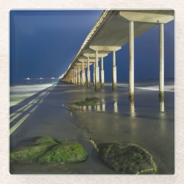 Posavasos De Vidrio muelle OB (Anverso)