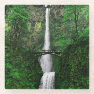 Posavasos De Vidrio Multnomah cae #2 escayola de vidrio
