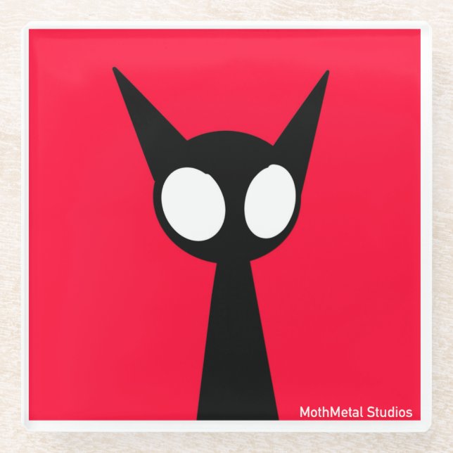 Posavasos De Vidrio Mundo de las Sombras - Vex "¡Hola Hooman!" (Anverso)