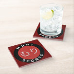 Posavasos De Vidrio MURI SPORTS Coaster<br><div class="desc">Part of the MURI SPORTS collection</div>