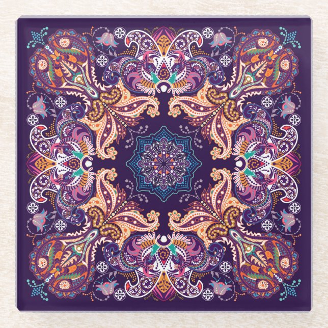 Posavasos De Vidrio Muro de rock antiguo: Textura de alto nivel (Anverso)