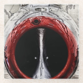 Posavasos De Vidrio Nariz del avión