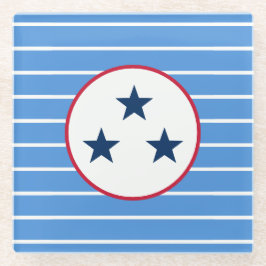 Posavasos De Vidrio Nashville, Tennessee Volunteer State Tri-Star