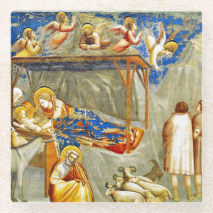 Posavasos De Vidrio Natividad Nacimiento de Jesús
