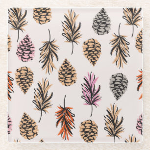 Posavasos De Vidrio Naturaleza del Otoño: la moda de la Viña sin Marea