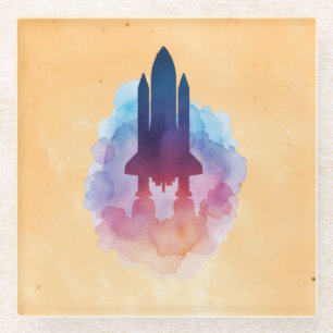 Posavasos De Vidrio Nave espacial