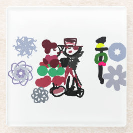 Posavasos De Vidrio Navidad Hermoso paseo