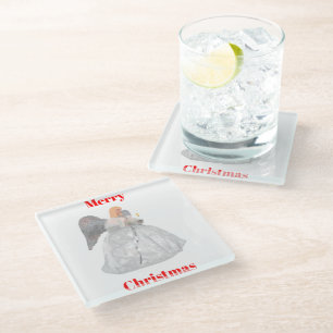 Posavasos De Vidrio Navidades Angel Coaster
